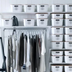 Smartstore Wardrobe Basket Bamboo Lid -Curver Shop 12826435 4494833172775160