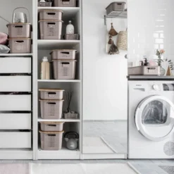 Smartstore 10L Wardrobe Basket - Taupe -Curver Shop 12826436 7684833174709899