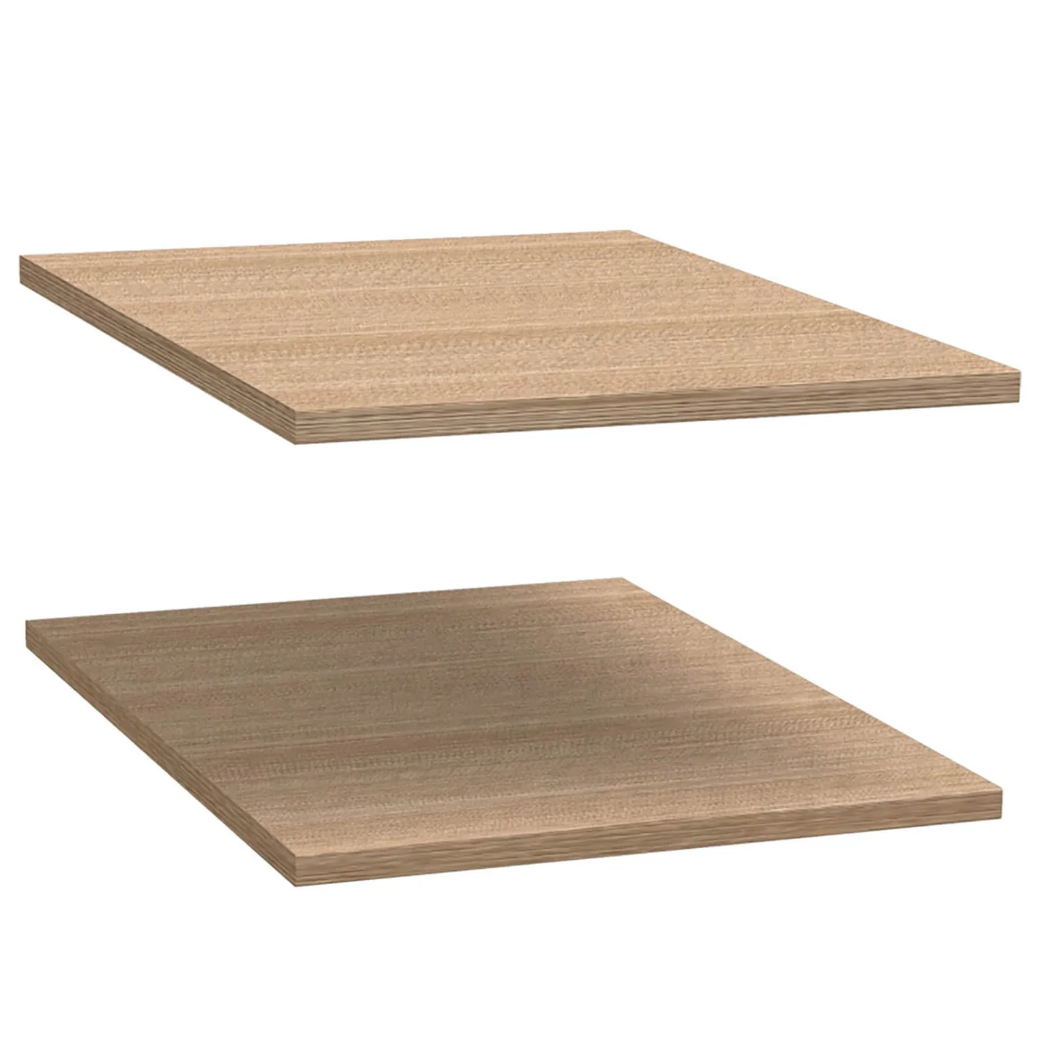 House Beautiful Fitted Bedroom Single Wardrobe Shelf - Oak Effect X 2 1 House Beautiful Fitted Bedroom Single Wardrobe Shelf - Oak Effect X 2