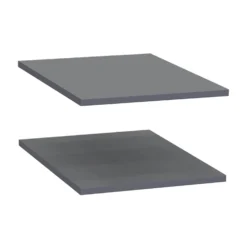 House Beautiful Fitted Bedroom Single Wardrobe Shelf - Grey X 2