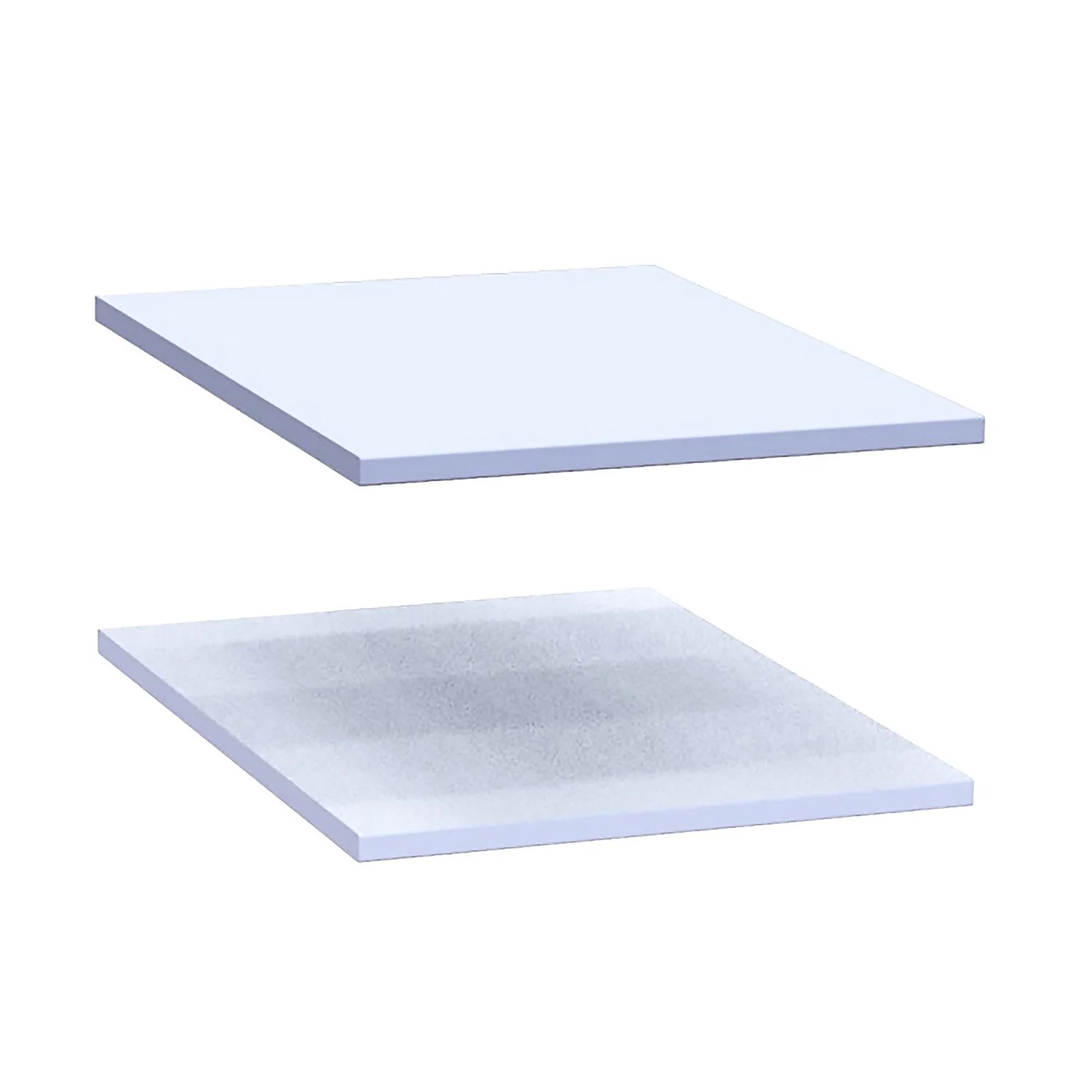 House Beautiful Fitted Bedroom Single Wardrobe Shelf - White X 2 1 House Beautiful Fitted Bedroom Single Wardrobe Shelf - White X 2