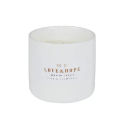 Rose & Chamomile Ceramic Candle