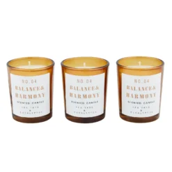 3 X Tea Tree & Eucalyptus Votive Candles
