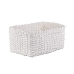 Paper Rope Basket - White