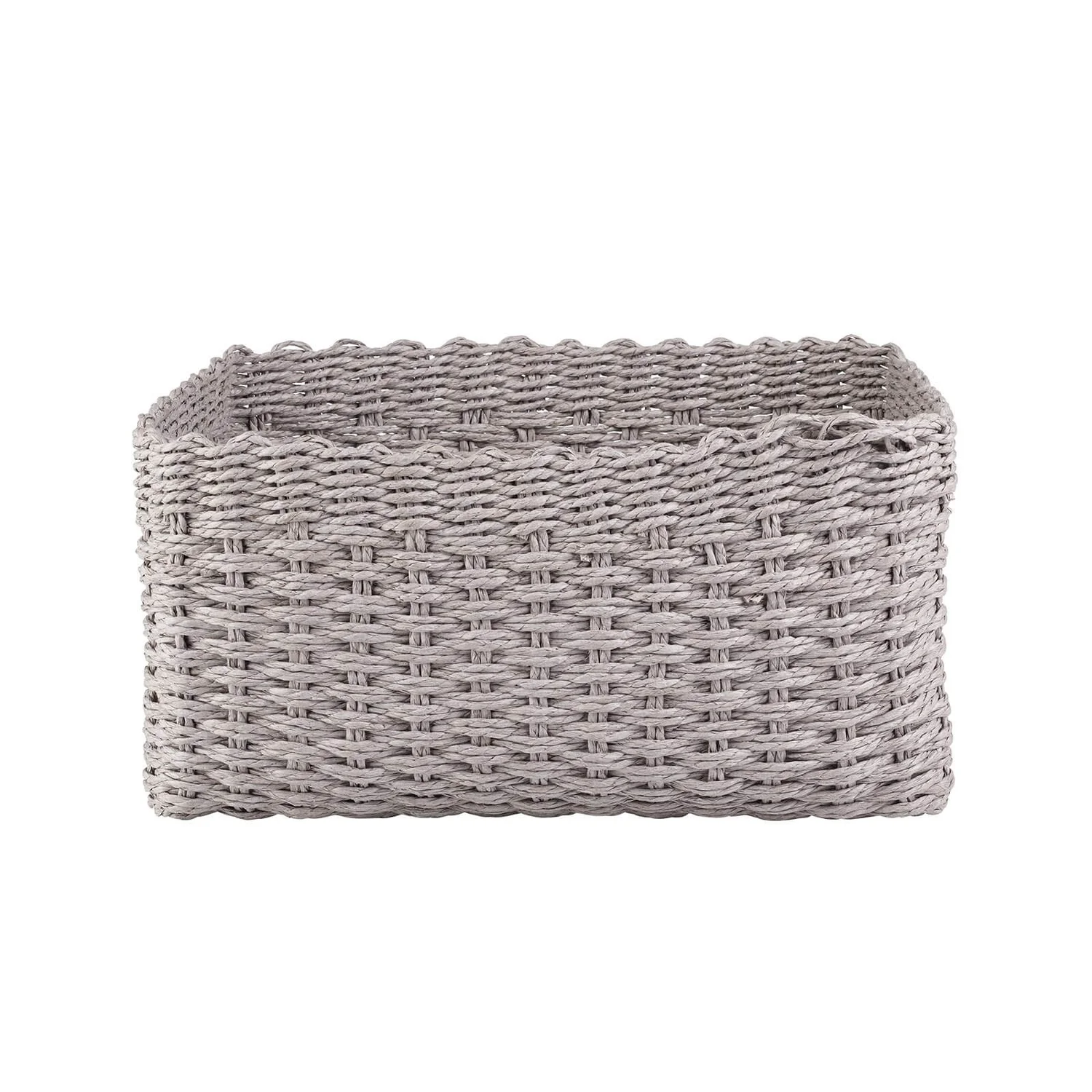 Paper Rope Basket - Grey 2 Paper Rope Basket - Grey - Image 2