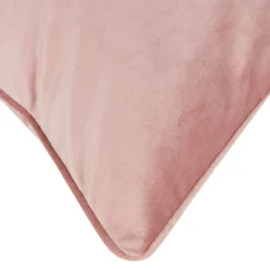 None Large Plain Velvet Cushion - Blush - 58x58cm 7 None Large Plain Velvet Cushion - Blush - 58x58cm -Curver Shop 12830709 1734833225810726