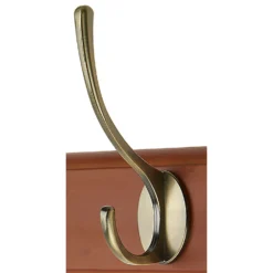 None Beech Victorian Hook Rail - Antique Brass - 4 Hooks -Curver Shop 12832351 1404846153995339