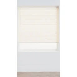 White PVC 25mm Venetian Blind - 90cm