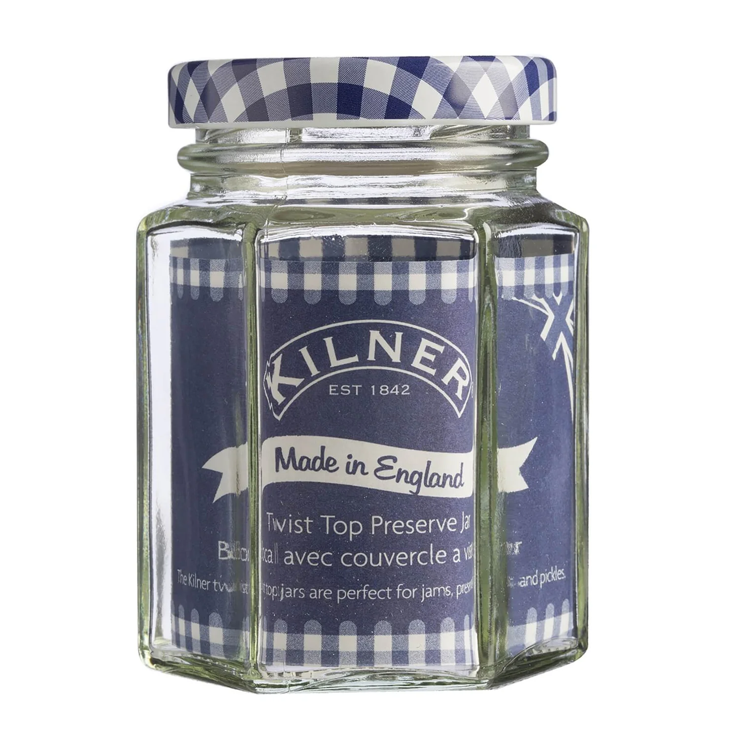 Kilner Hexagonal Twist Top Jar - 280ml 2 Kilner Hexagonal Twist Top Jar - 280ml - Image 2