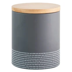 Typhoon Grey Monochrome Storage Canister - Medium