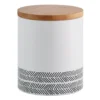 Typhoon White Monochrome Storage Canister - Medium