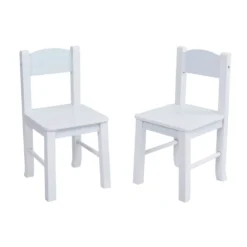 None Wooden Table And Chair Set - White -Curver Shop 12834469 1454833168889302