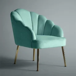 Sophia Scallop Occasional Chair - Duck Egg Blue 6 Sophia Scallop Occasional Chair - Duck Egg Blue -Curver Shop 12834895 1504833175656834