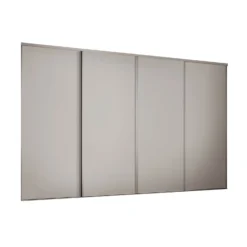 Classic 4 Door Sliding Wardrobe Kit Cashmere Panel (W)2978 X (H)2260mm