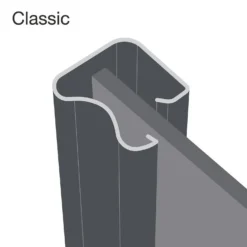 Classic 4 Door Sliding Wardrobe Kit Dove Grey Panel (W)2370 X (H)2260mm 7 Classic 4 Door Sliding Wardrobe Kit Dove Grey Panel (W)2370 X (H)2260mm -Curver Shop 12835648 1584988190256014