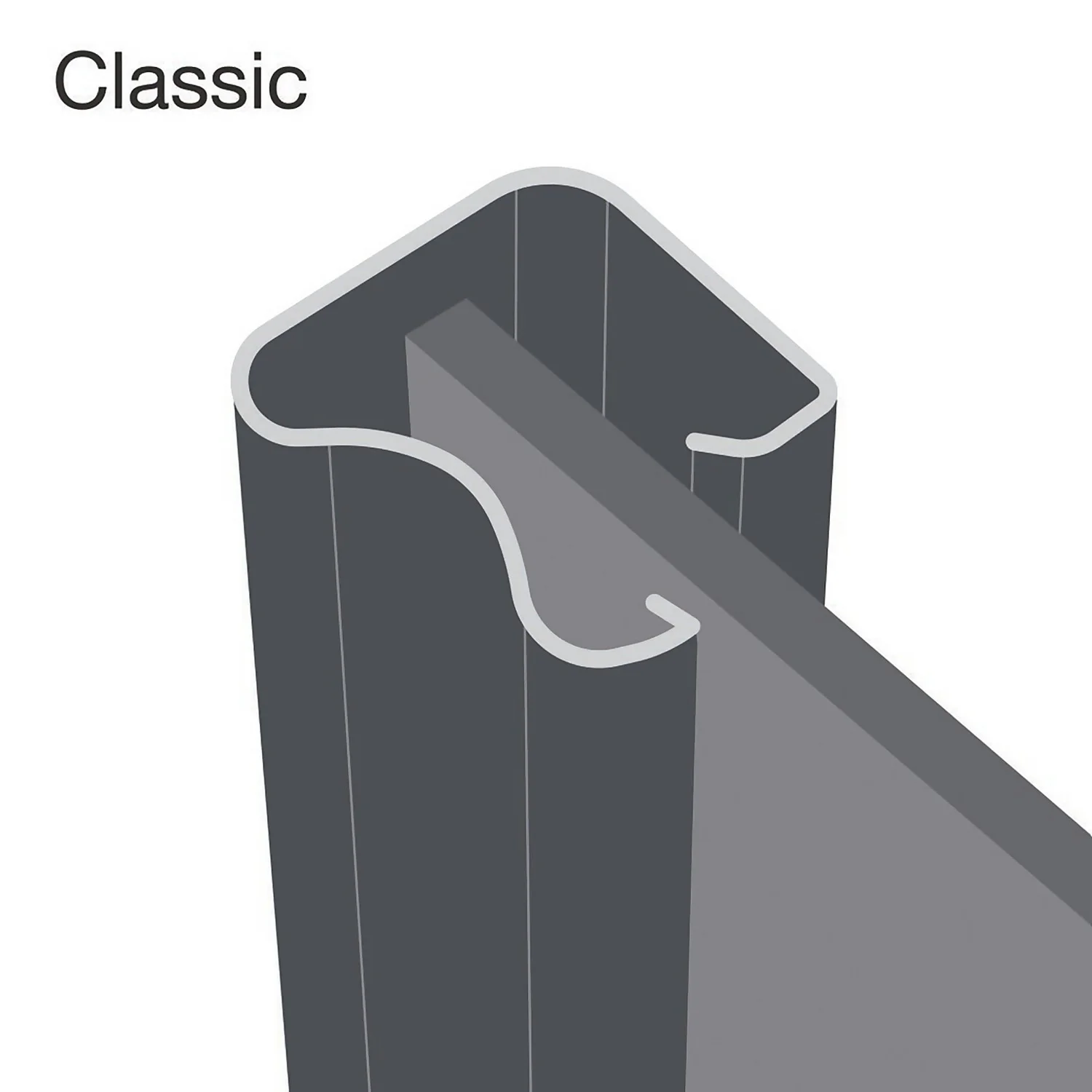 Classic 4 Door Sliding Wardrobe Kit Dove Grey Panel (W)2370 X (H)2260mm 3 Classic 4 Door Sliding Wardrobe Kit Dove Grey Panel (W)2370 X (H)2260mm - Image 3