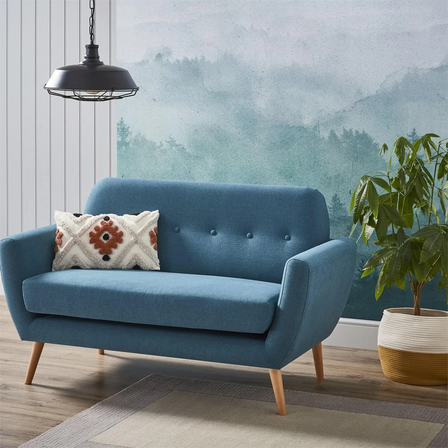 Scandi Savannah Sofa - Teal 2 Scandi Savannah Sofa - Teal - Image 2