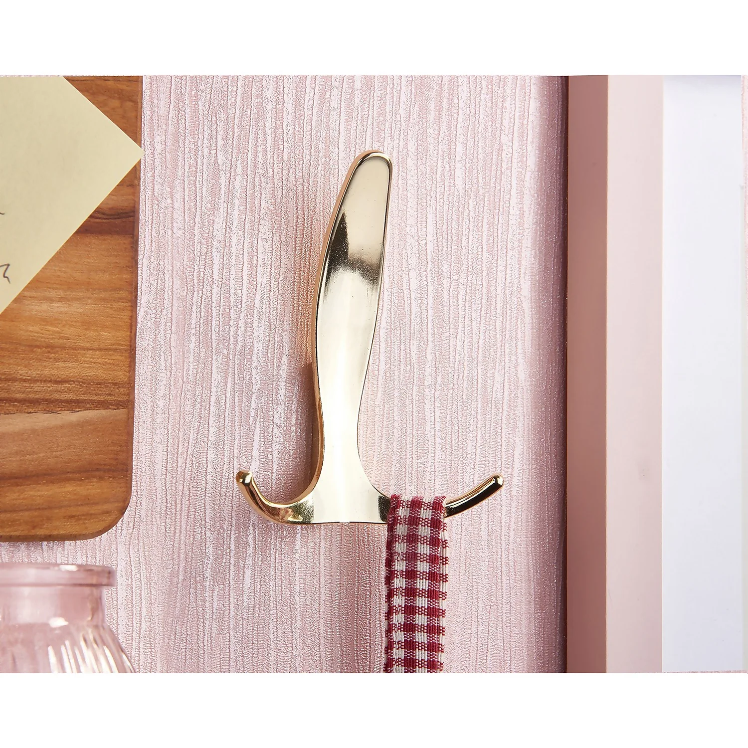 Tri Hook - Brushed Brass 3 Tri Hook - Brushed Brass - Image 3