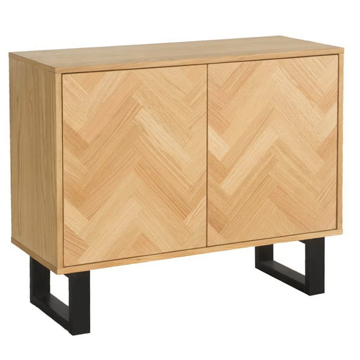 Skelby Herringbone Oak Sideboard 1 Skelby Herringbone Oak Sideboard