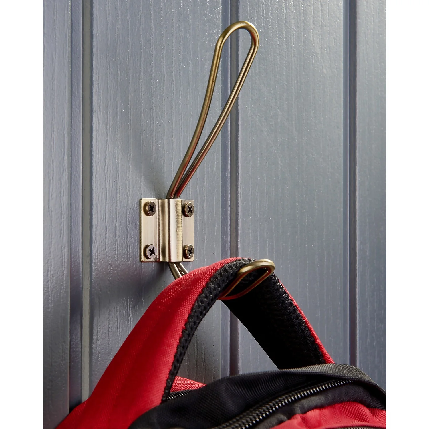 Wire Hook - Antique Brass 3 Wire Hook - Antique Brass - Image 3