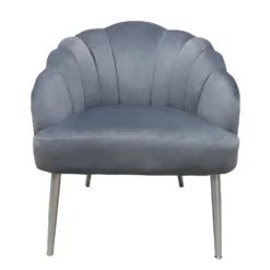 Sophia Scallop Occasional Chair - Grey -Curver Shop 12838886 1264843597067370