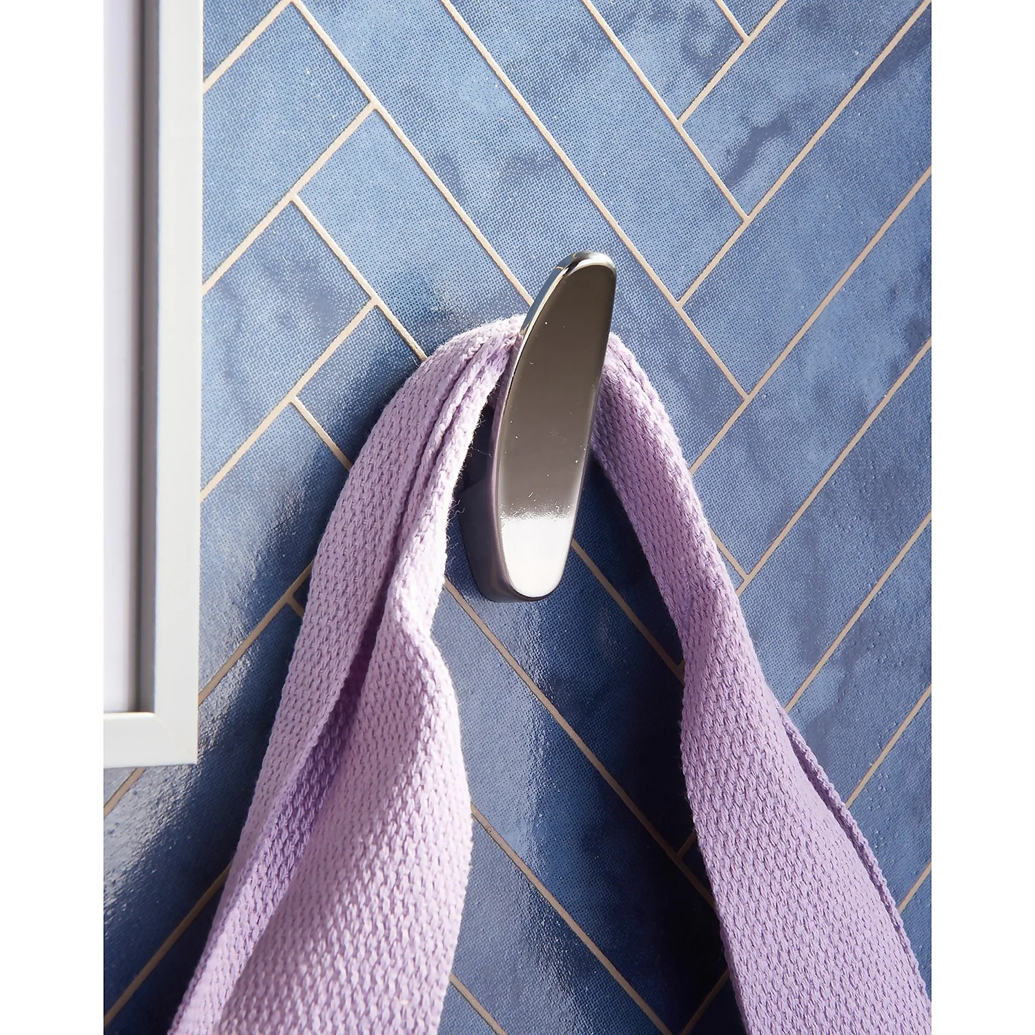 Round Switch Hook - Satin Nickel 2 Round Switch Hook - Satin Nickel - Image 2