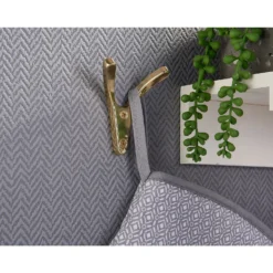 Two Prong Ant Hook - Polished Brass 5 Two Prong Ant Hook - Polished Brass -Curver Shop 12839011 1214995165883791