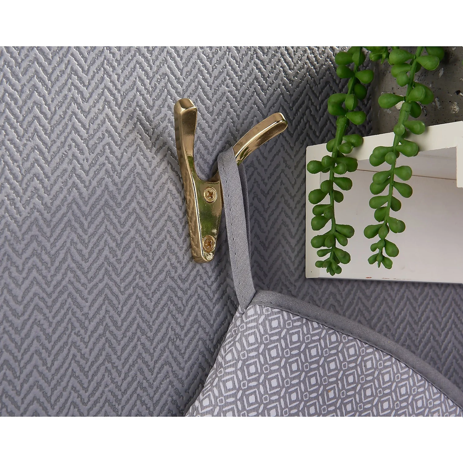 Two Prong Ant Hook - Polished Brass 3 Two Prong Ant Hook - Polished Brass - Image 3