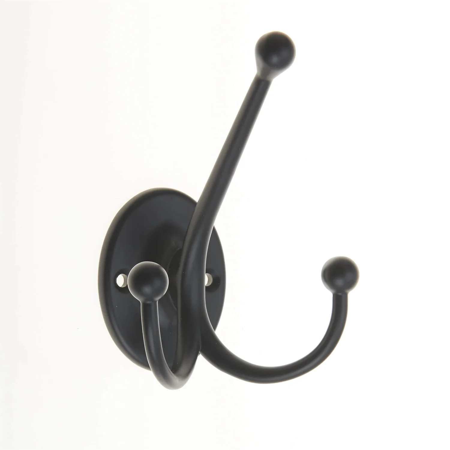 Oval Tri Hook - Matt Black 1 Oval Tri Hook - Matt Black
