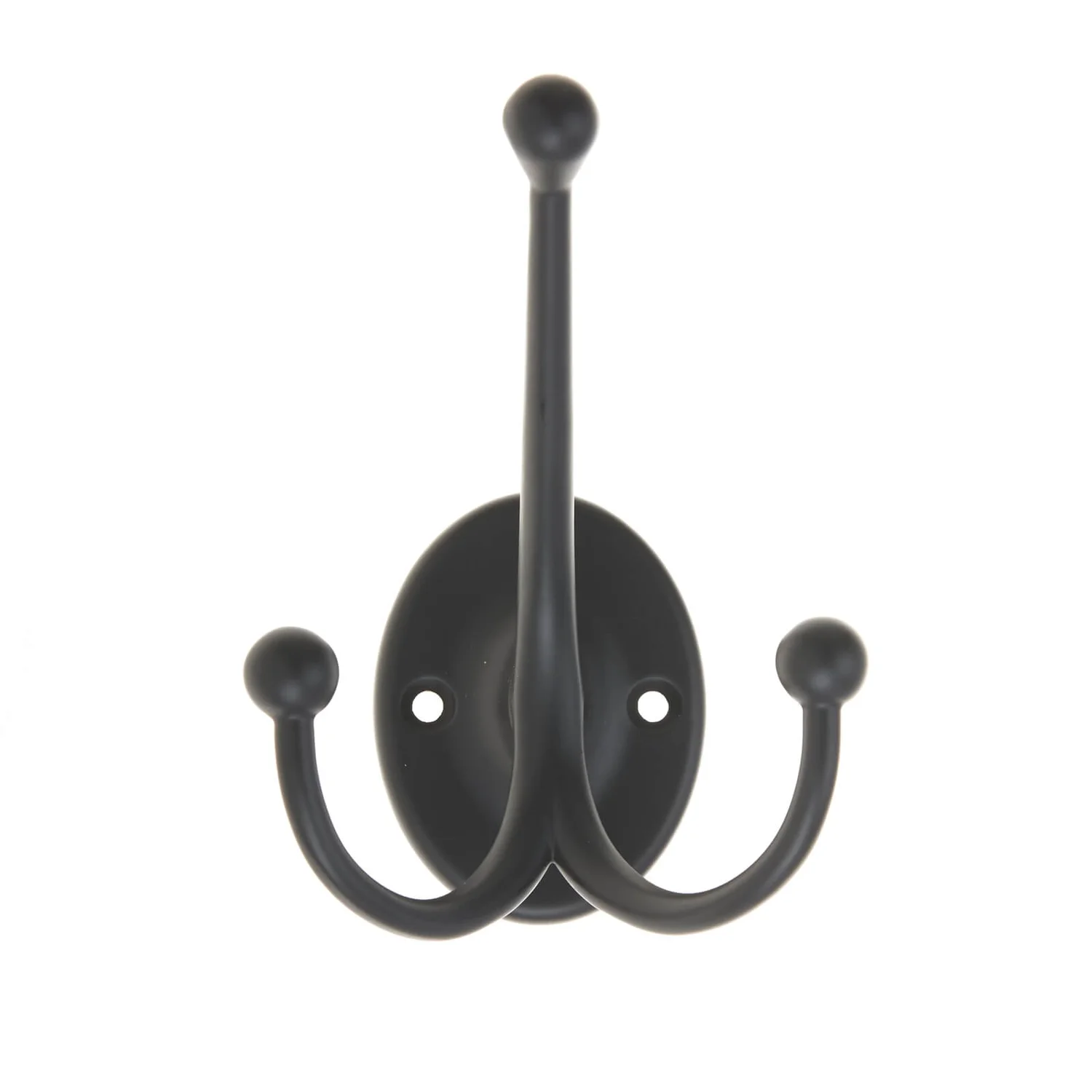 Oval Tri Hook - Matt Black 2 Oval Tri Hook - Matt Black - Image 2