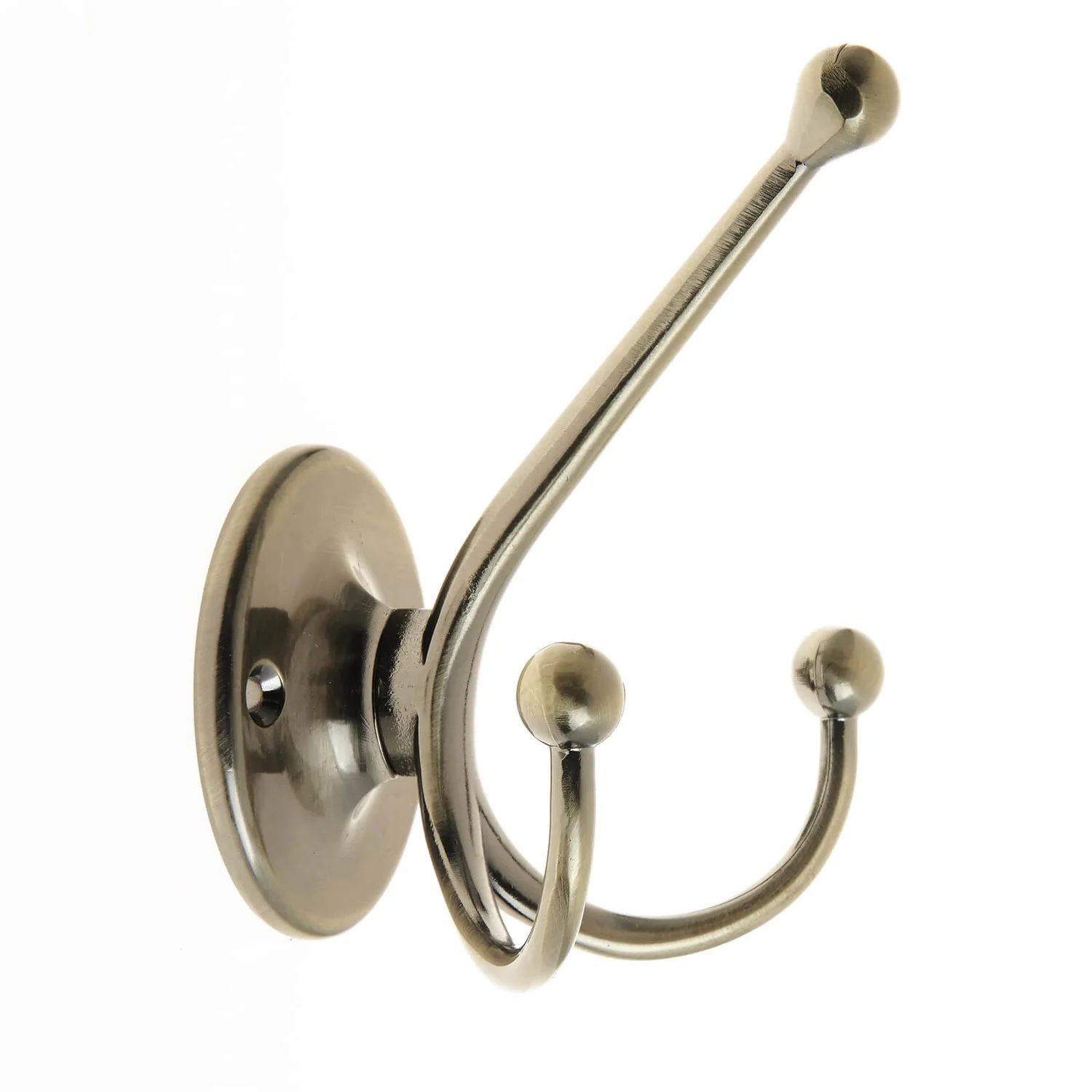 Oval Tri Hook - Antique Brass 3 Oval Tri Hook - Antique Brass - Image 3