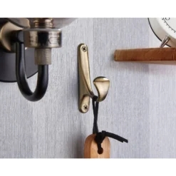 Bull Nose Hook - Antique Brass -Curver Shop 12839150 1014995166090965