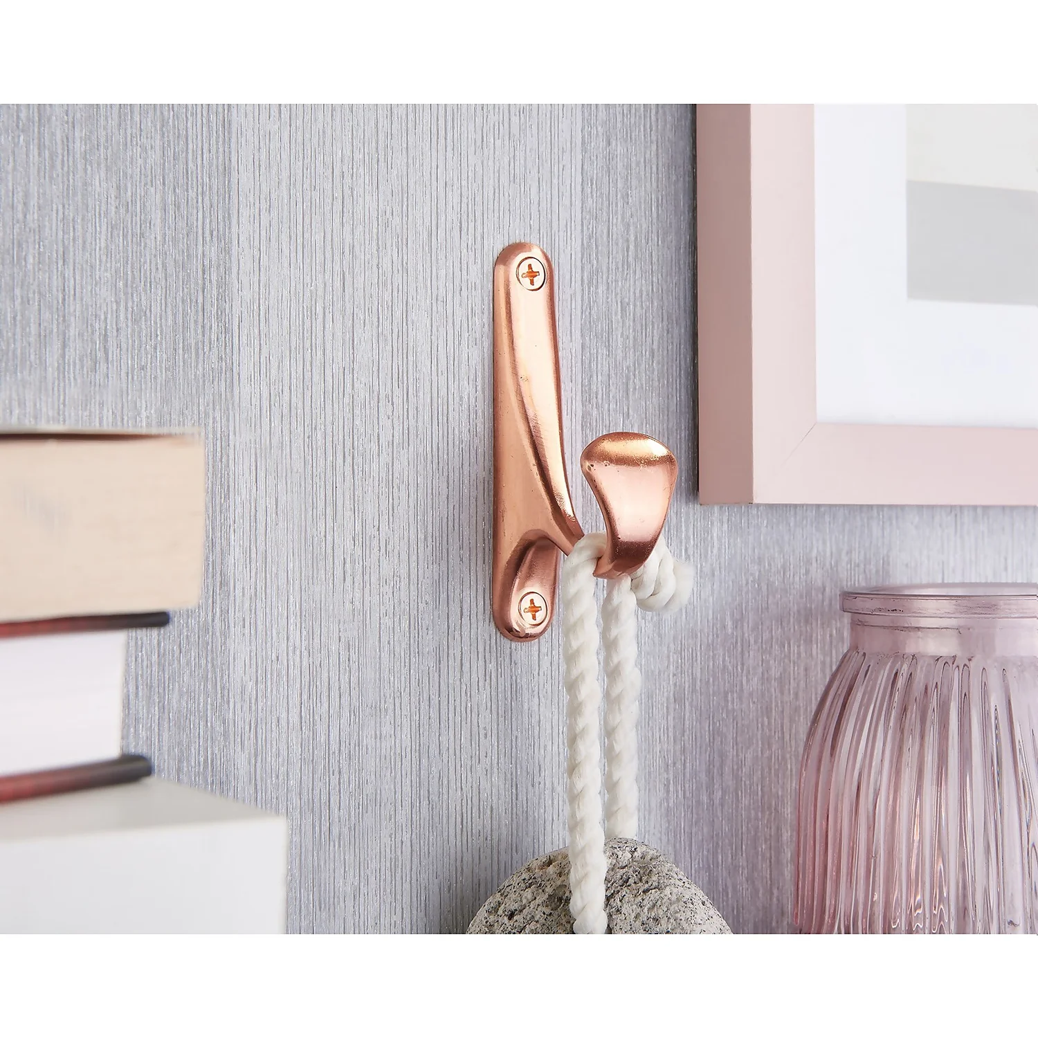 Bull Nose Hook - Brushed Copper 3 Bull Nose Hook - Brushed Copper - Image 3