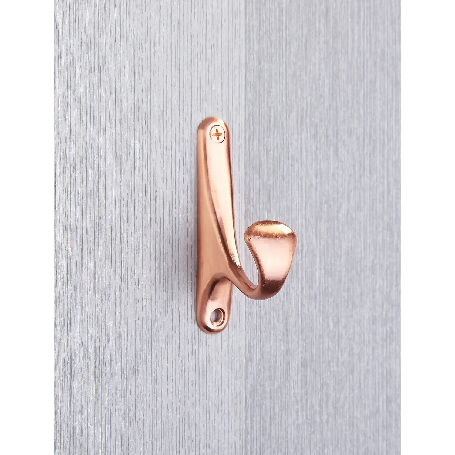 Bull Nose Hook - Brushed Copper 2 Bull Nose Hook - Brushed Copper - Image 2