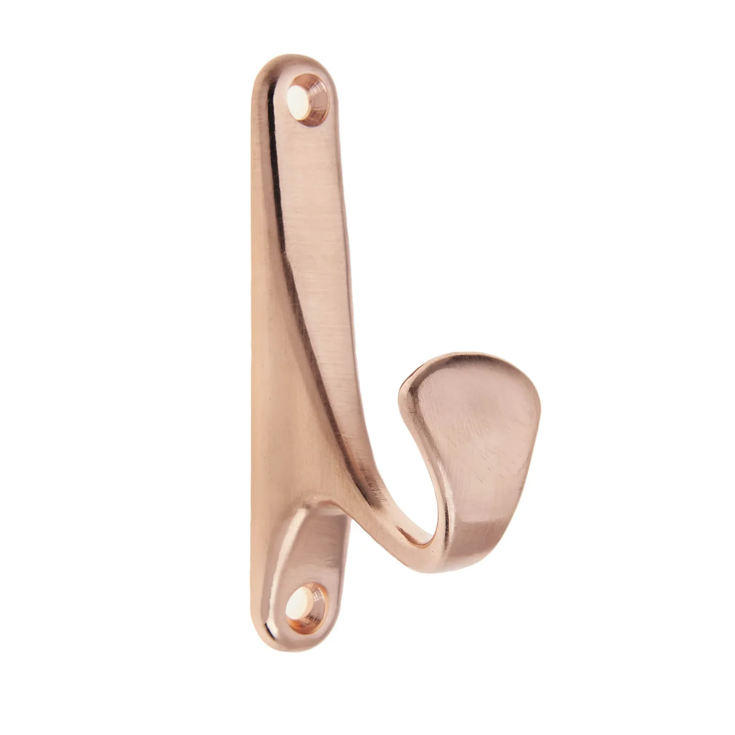 Bull Nose Hook - Brushed Copper 1 Bull Nose Hook - Brushed Copper