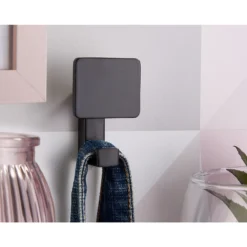 Square Back Hook - Matt Black 5 Square Back Hook - Matt Black -Curver Shop 12839165 1504995166115031