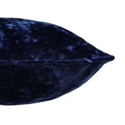 None Large Crushed Velvet Cushion - Navy - 58x58cm 5 None Large Crushed Velvet Cushion - Navy - 58x58cm -Curver Shop 12839195 1304833171429285