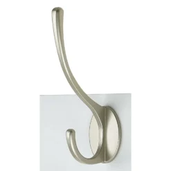 6 Victorian Satin Nickel Hooks On White Bloc Board 7 6 Victorian Satin Nickel Hooks On White Bloc Board -Curver Shop 12839295 4854964414493831