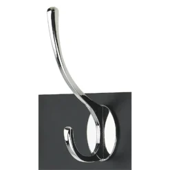 4 Victorian Chrome Hooks On Black Bloc Board -Curver Shop 12839302 1704964414511723
