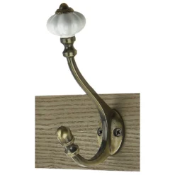 4 Ceramic Antique Brass Hook On Dark Rustic Board 7 4 Ceramic Antique Brass Hook On Dark Rustic Board -Curver Shop 12839315 1114964597768250