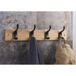 4 Black Modern Hook On Ash Board -Curver Shop 12839425 1304845860499795