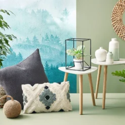 None Tufted Geometric Cushion - Olive - 30x50cm -Curver Shop 12839775 8294832958481593