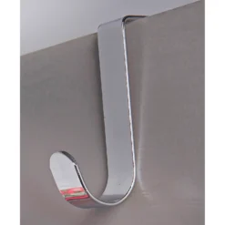 None Budget Over The Door Hooks - Polished Chrome - 3 Pack -Curver Shop 12839946 8504850005997928