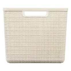 Curver Jute Large Basket - 20L - Off White 7 Curver Jute Large Basket - 20L - Off White -Curver Shop 12840437 4744833167190855