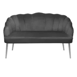 Sophia Scallop Occasional Sofa - Grey -Curver Shop 12840470 1384862235640740