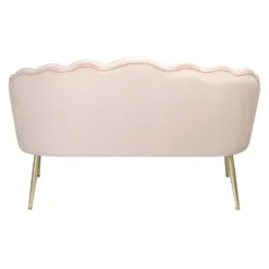 Sophia Scallop Occasional Sofa - Blush 9 Sophia Scallop Occasional Sofa - Blush -Curver Shop 12840480 1374862164813305