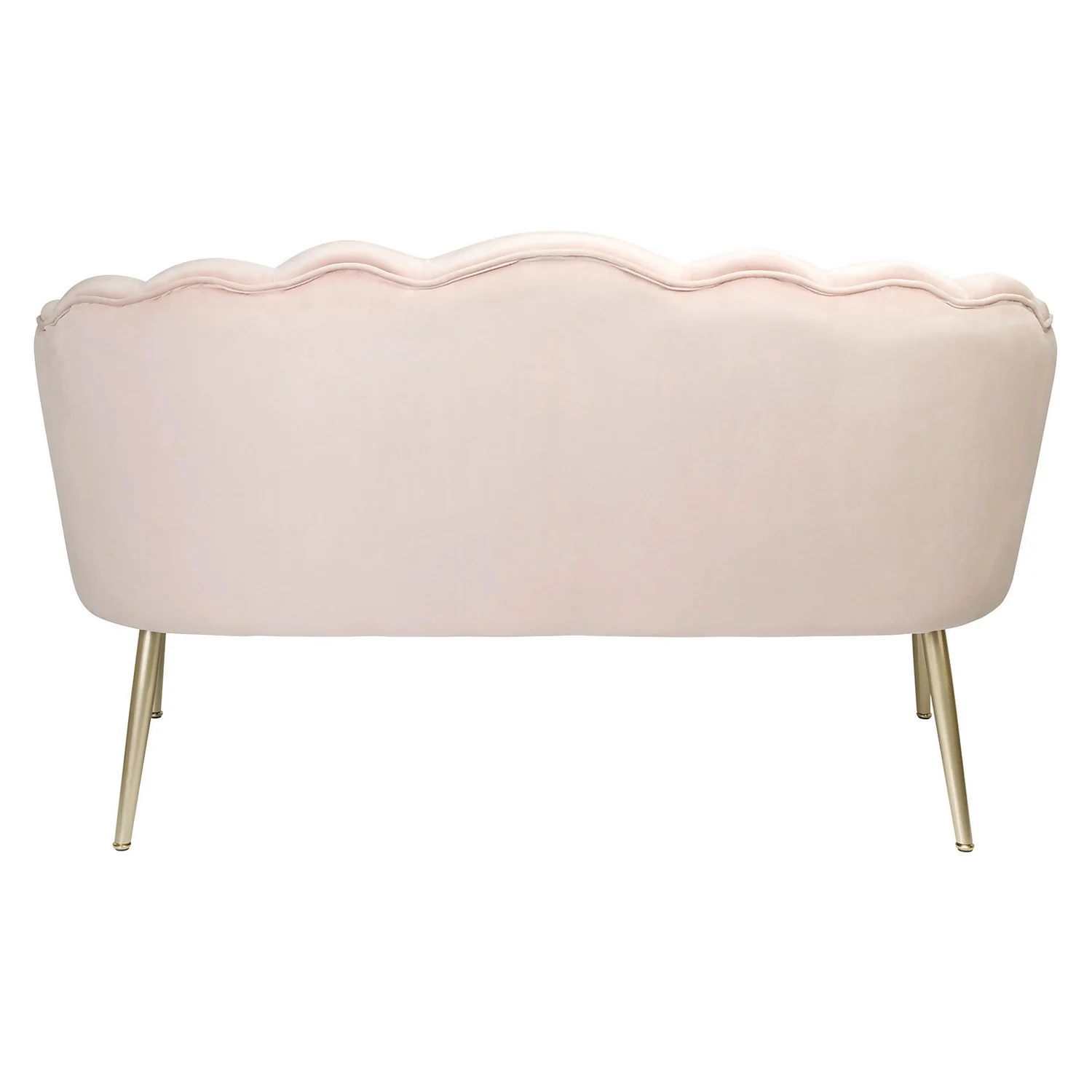 Sophia Scallop Occasional Sofa - Blush 4 Sophia Scallop Occasional Sofa - Blush - Image 4