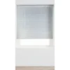Silver Aluminium 25mm Venetian Blind - 120cm