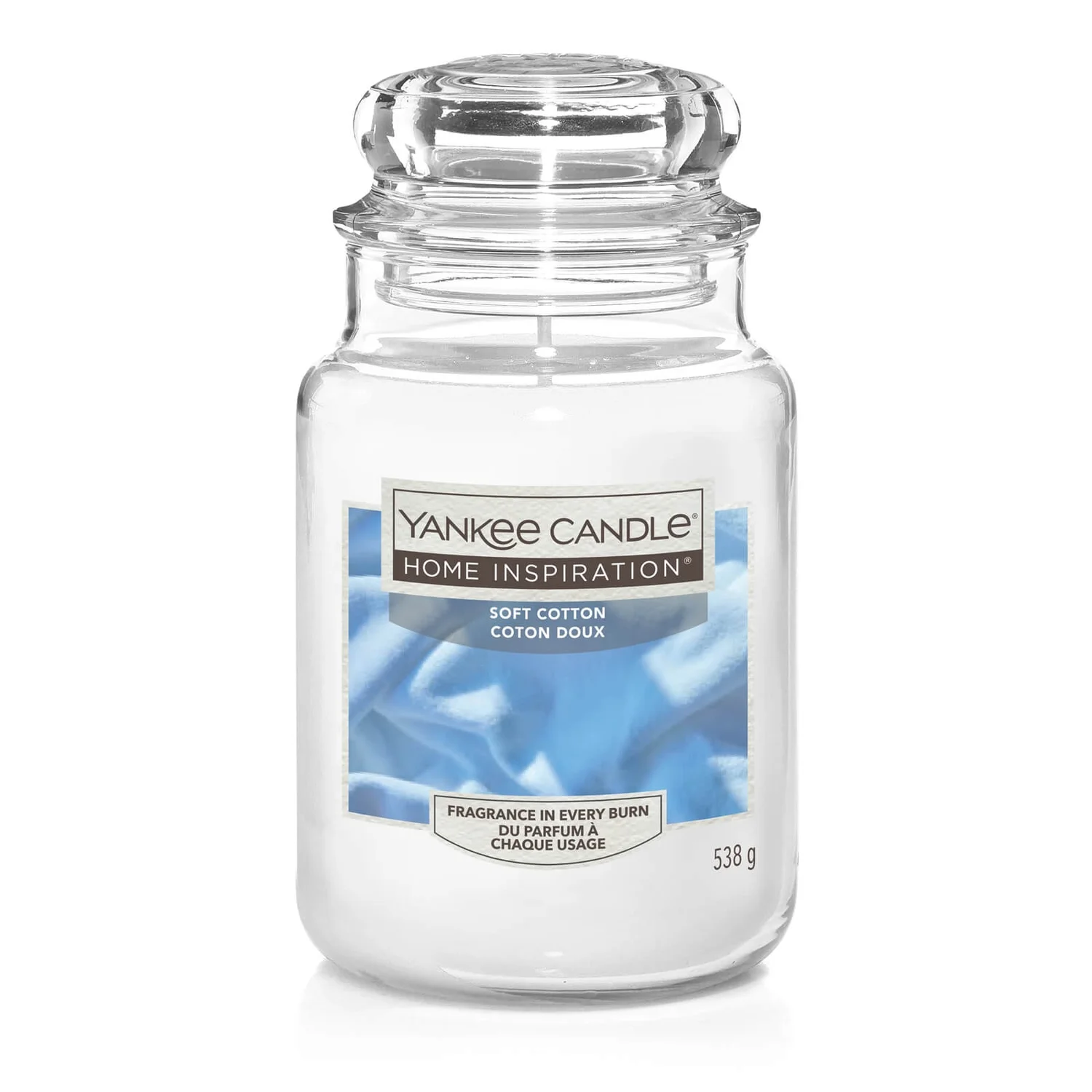 Yankee Candle Home Inspiration Scented Candle - Large Jar - Soft Cotton 1 Yankee Candle Home Inspiration Scented Candle - Large Jar - Soft Cotton