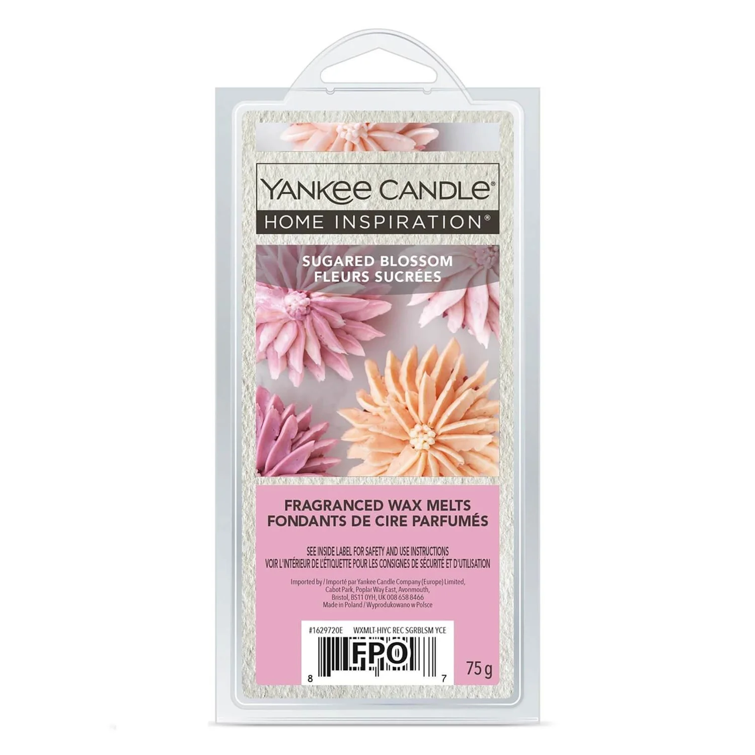 Yankee Candle Home Inspiration Wax Melt - Sugared Blossom 1 Yankee Candle Home Inspiration Wax Melt - Sugared Blossom